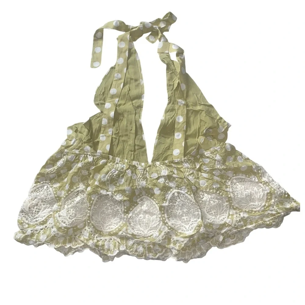 FREE PEOPLE Lunch‎ Date Halter Top. Large.